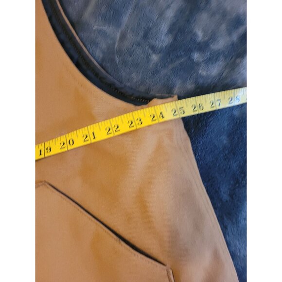Carhartt Mens Duck Canvas Vest XL Brown Workwear 3rd Party Logo LN - Picture 4 of 8